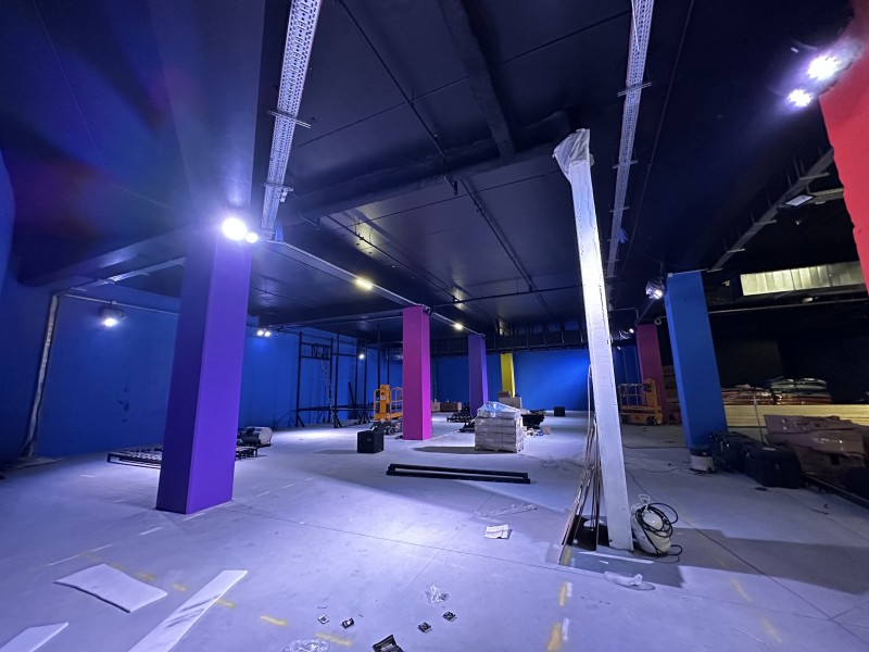 Intégration Sonorisation et Eclairage sur la création d'un ERP de Loisirs Proche Rouen (76) - Le Havre (76)