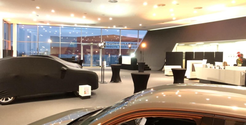 Location Mobiliers et de matériel de son et lumière pour un Lancement de Produits chez Audi proche normandie