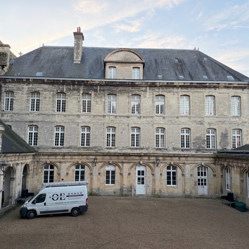 Vidéo Mapping façade architectural et mise en lumière de la mairie de Fécamp